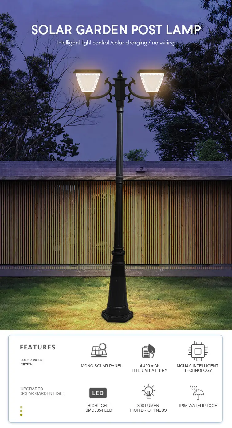 Diamond-2-Head-Solar-Post-Light