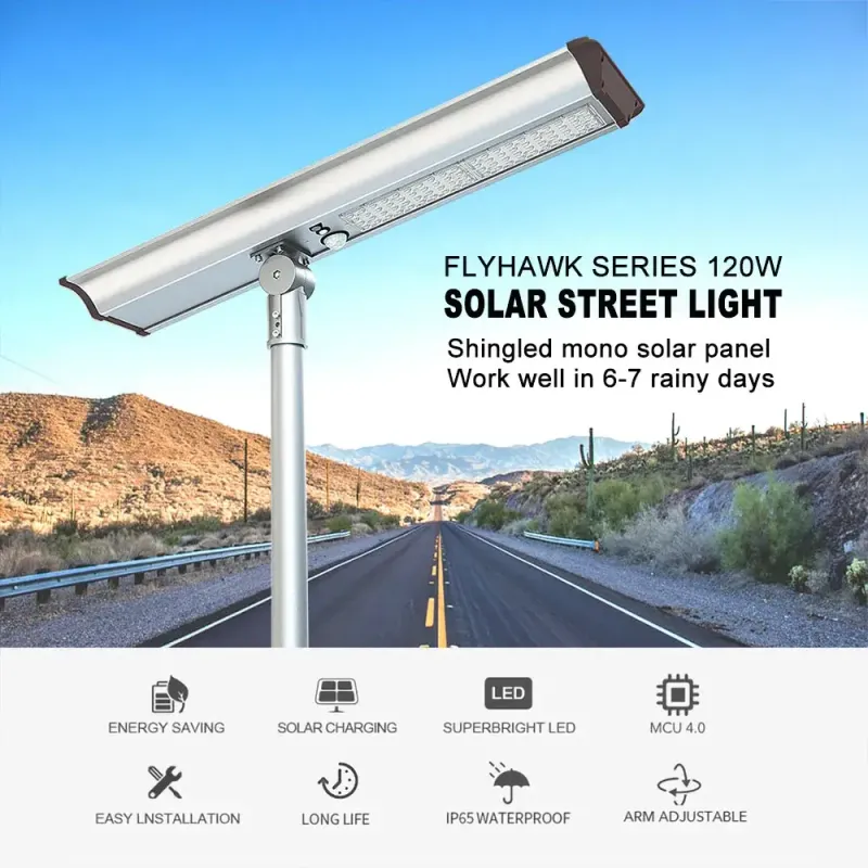 FlyHawk-50W-Solar-Street-Light