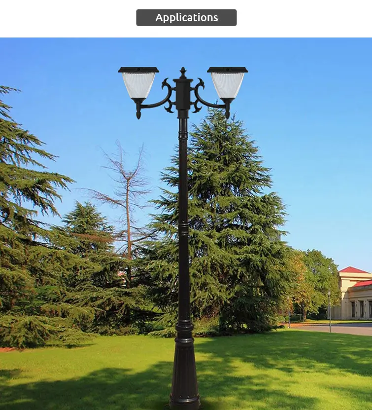 3CCT-2-Head-Solar-Post-Lamp