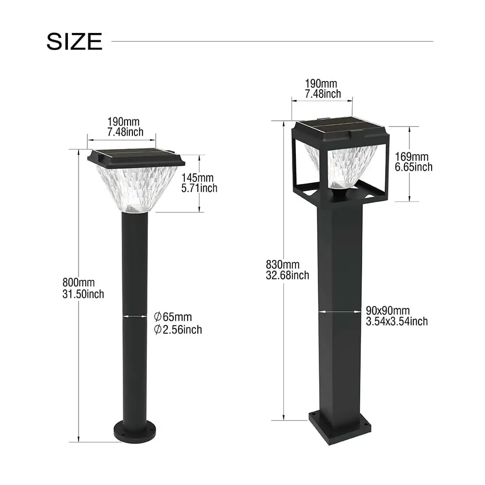 Square-Pole-5W-Solar-Post-Light