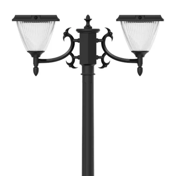 3CCT-2-Head-Solar-Post-Lamp