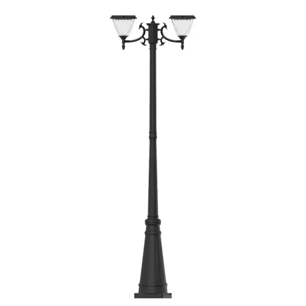Diamond-2-Head-Solar-Post-Light