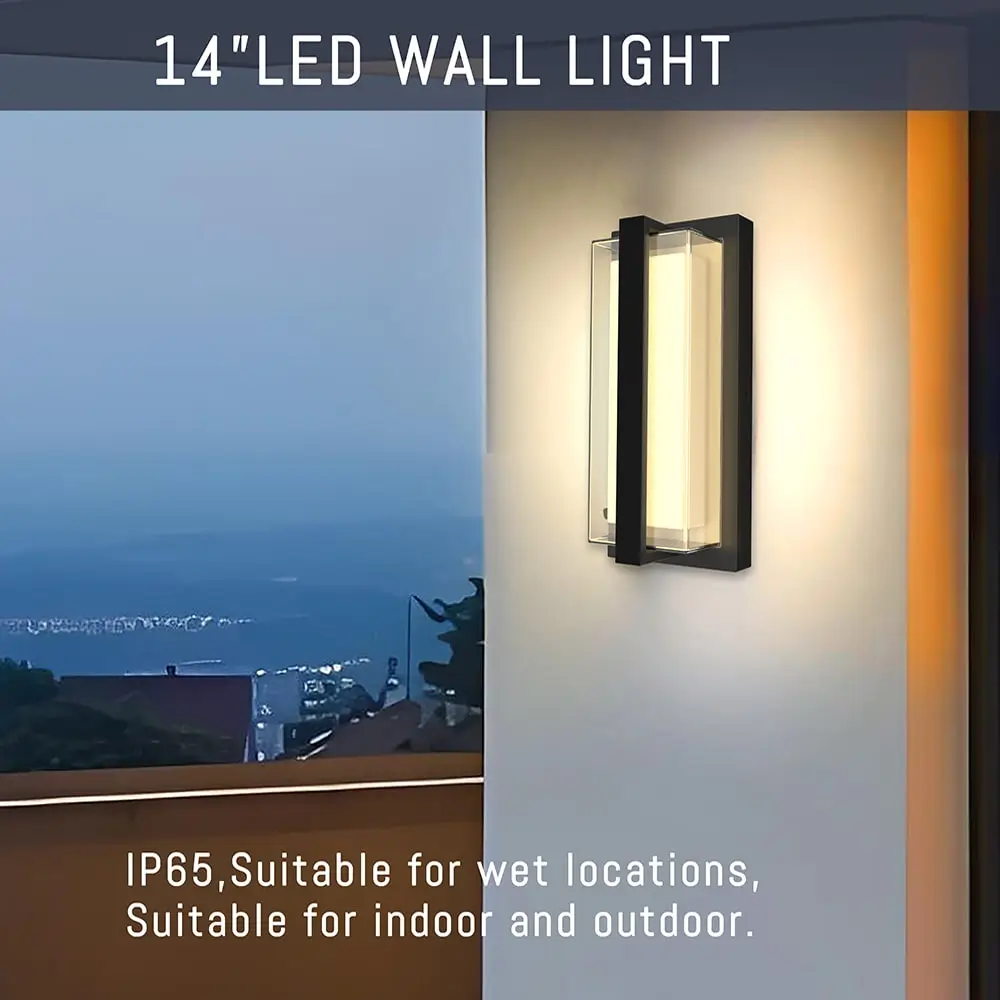 14“ 5CCT-RGBW-Outdoor-Wall-Light