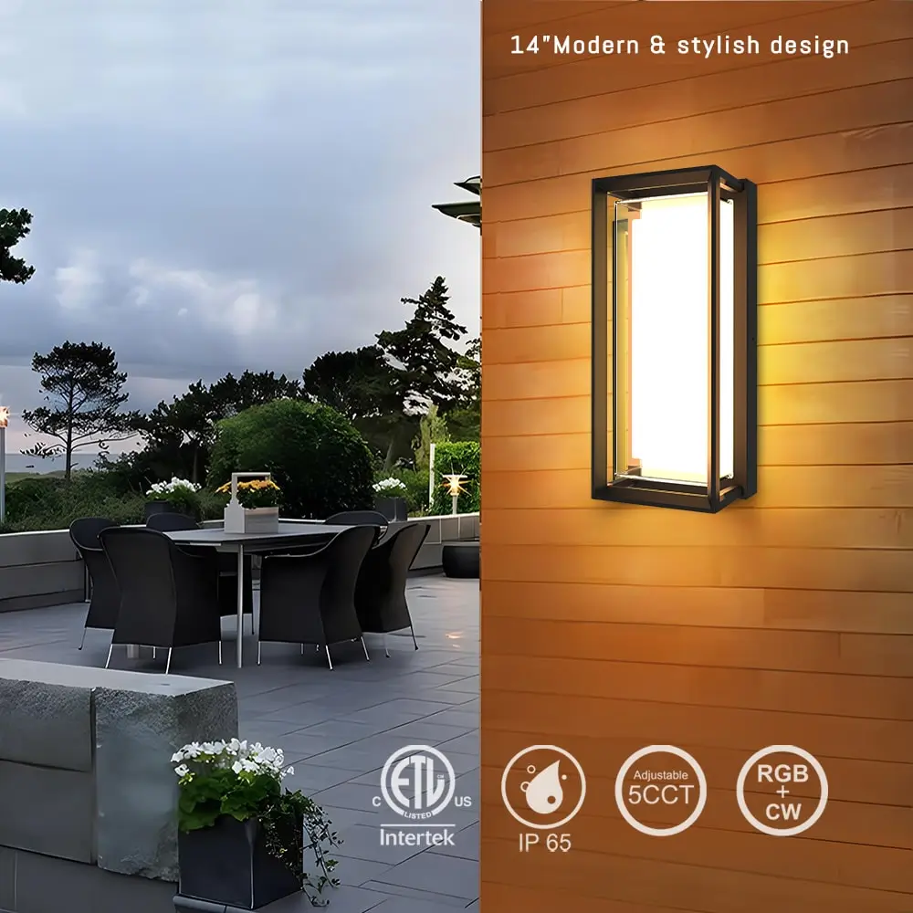 14“ 5CCT-Outdoor-Wall-Light