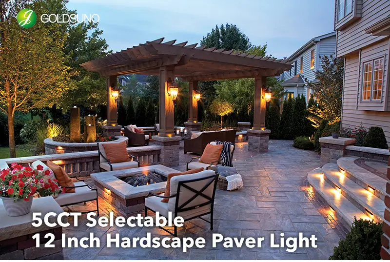 12 Inch-5CCT-Retaining-Wall-Lights