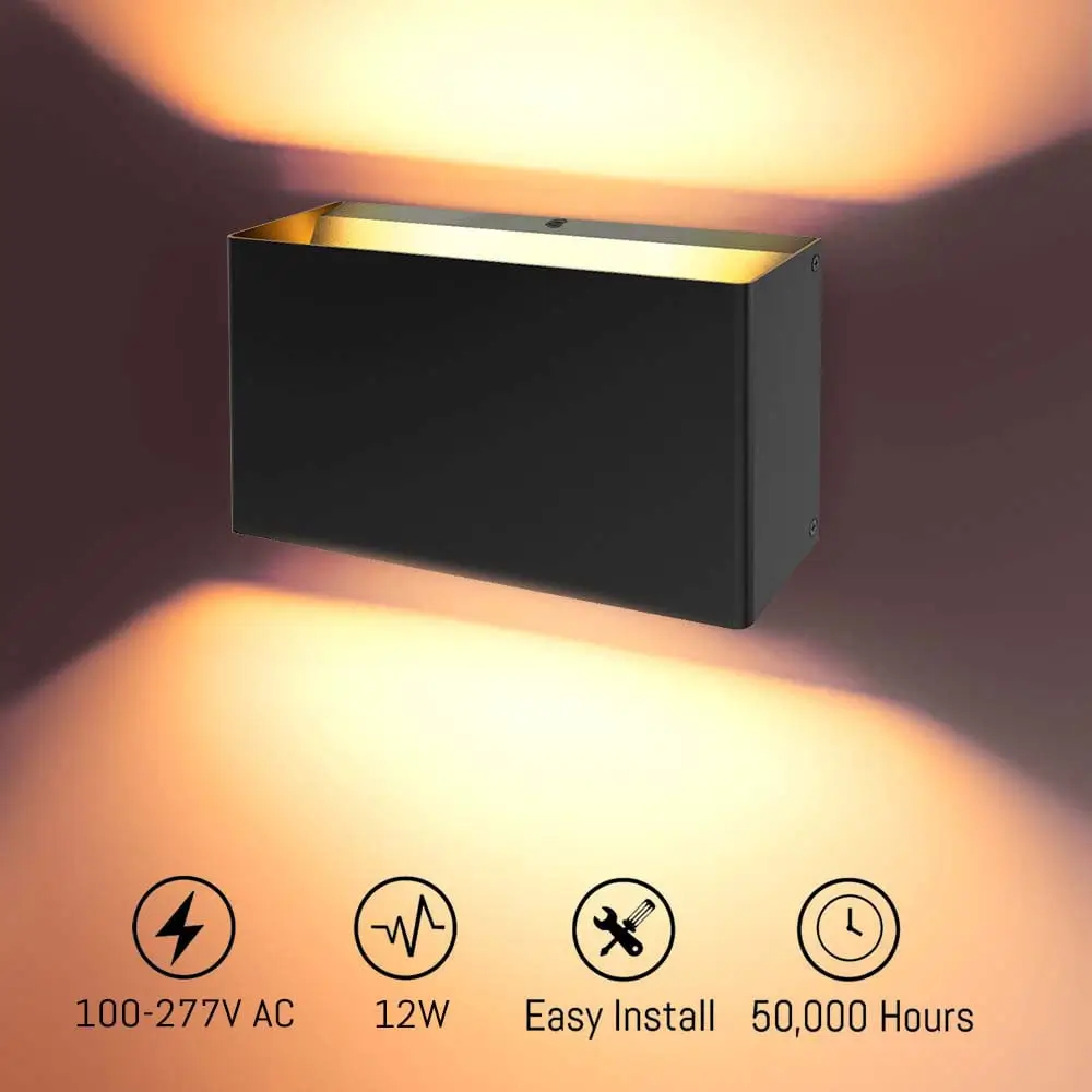 8'' Square-LED-Wall-Lights