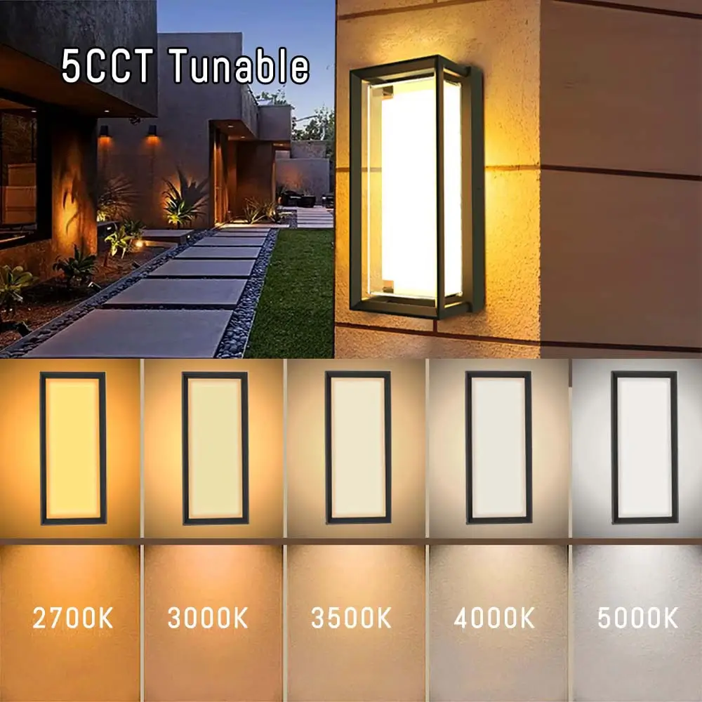 14“ 5CCT-Outdoor-Wall-Light