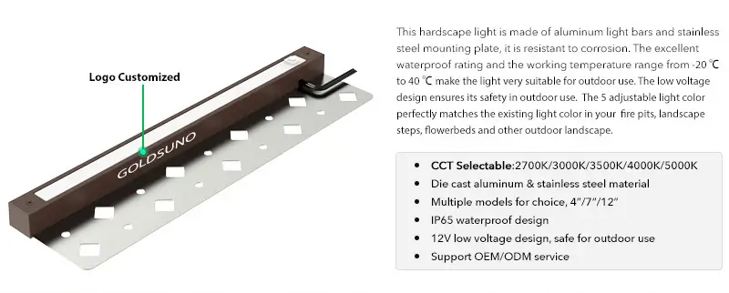 12 Inch-5CCT-Retaining-Wall-Lights