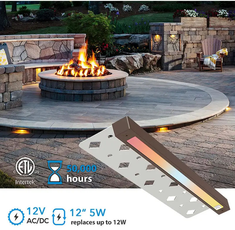 12 Inch-5CCT-Retaining-Wall-Lights