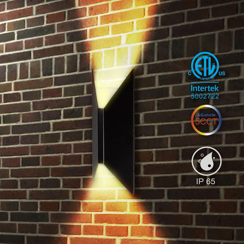 14'' 22W-5CCT-Up-Down-Wall-Lights