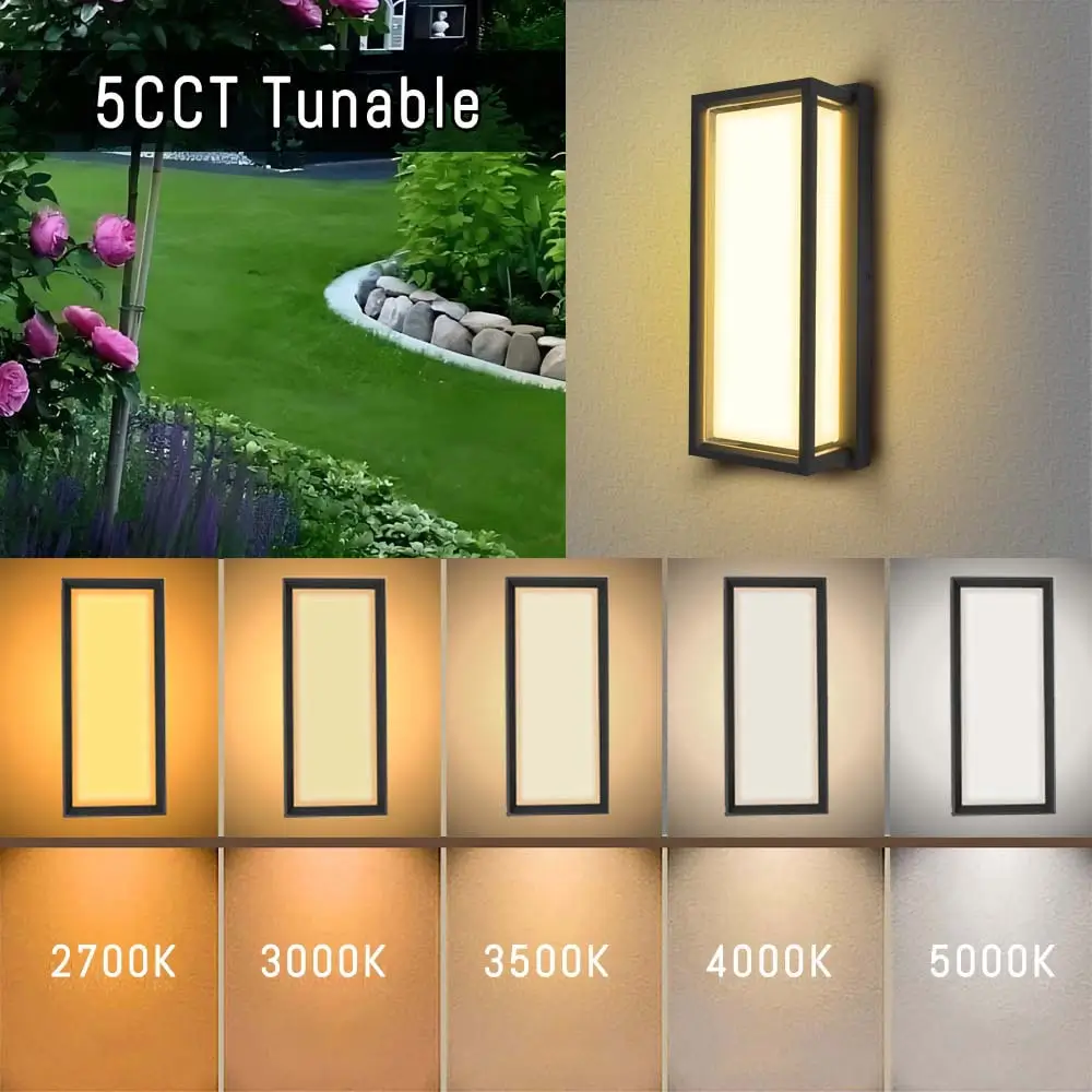 12“ 5CCT-RGBW-LED-Wall-Light