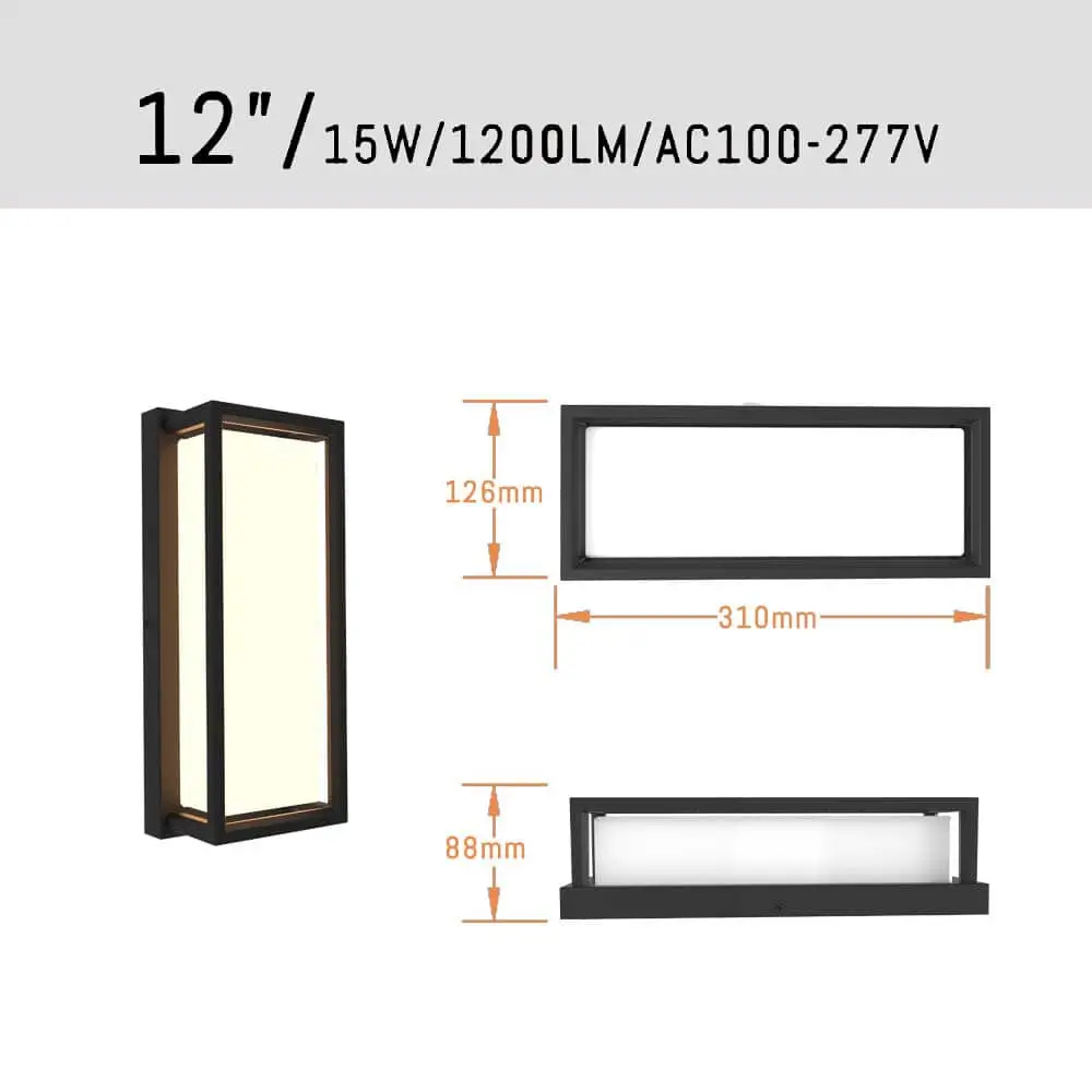 12“ 5CCT-RGBW-LED-Wall-Light