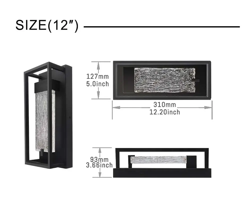 12'' Ripple Crystal 5CCT wall Lights