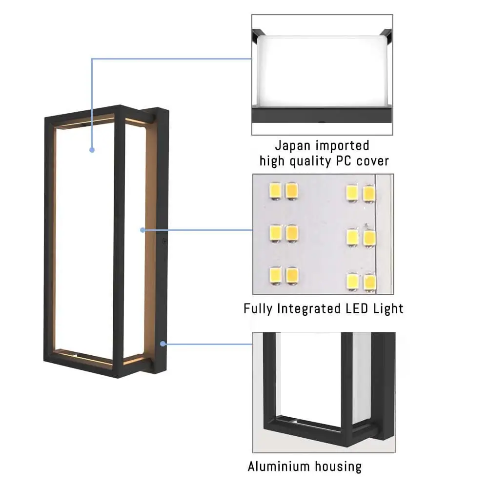 12'' Outdoor-Wall-Lights