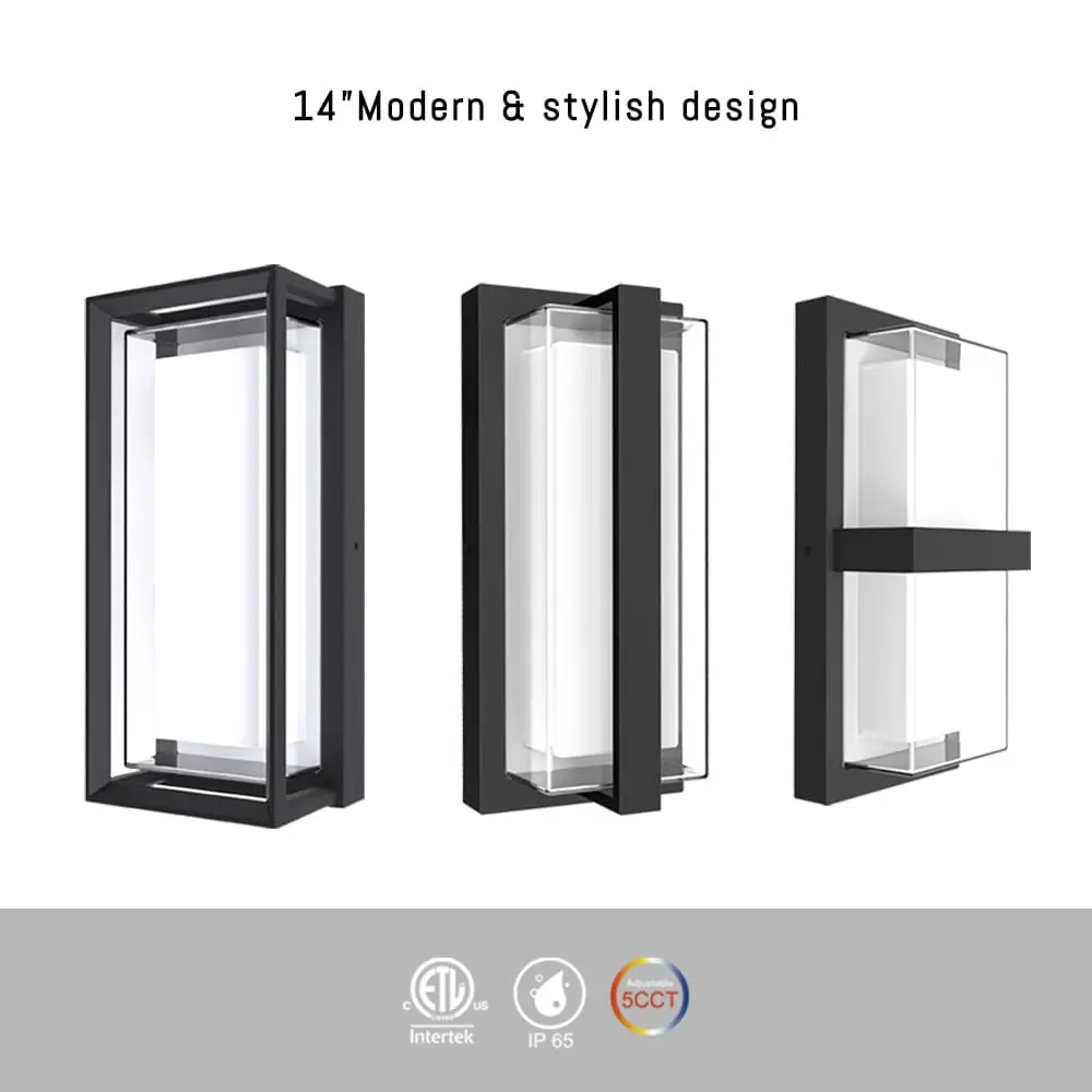 14“ 5CCT-Outdoor-Wall-Light