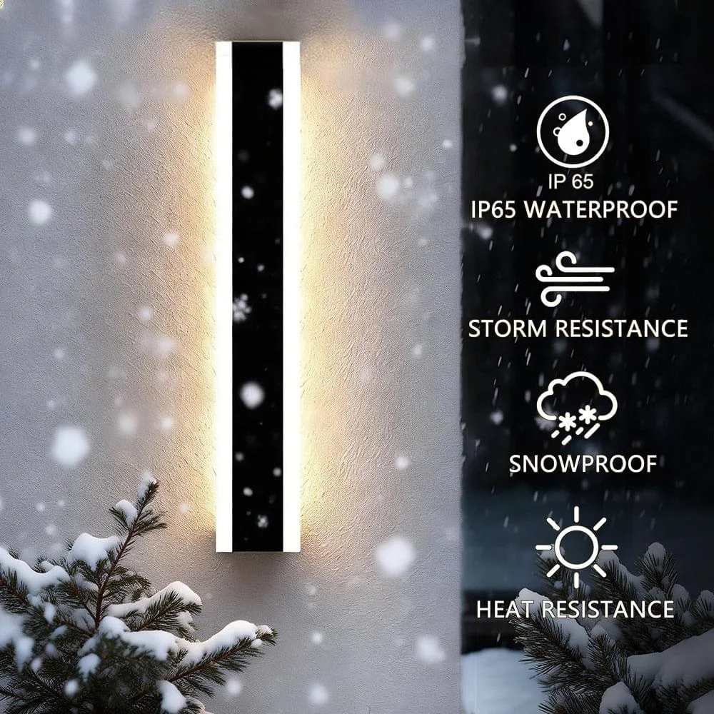 24" Acrylic Linear Wall Lights