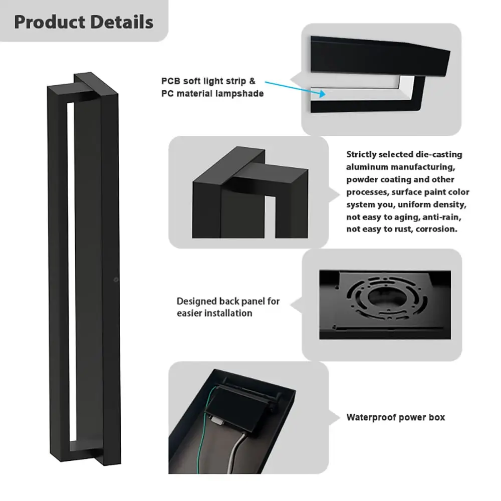 16'' Linear-LED-Wall-Lights