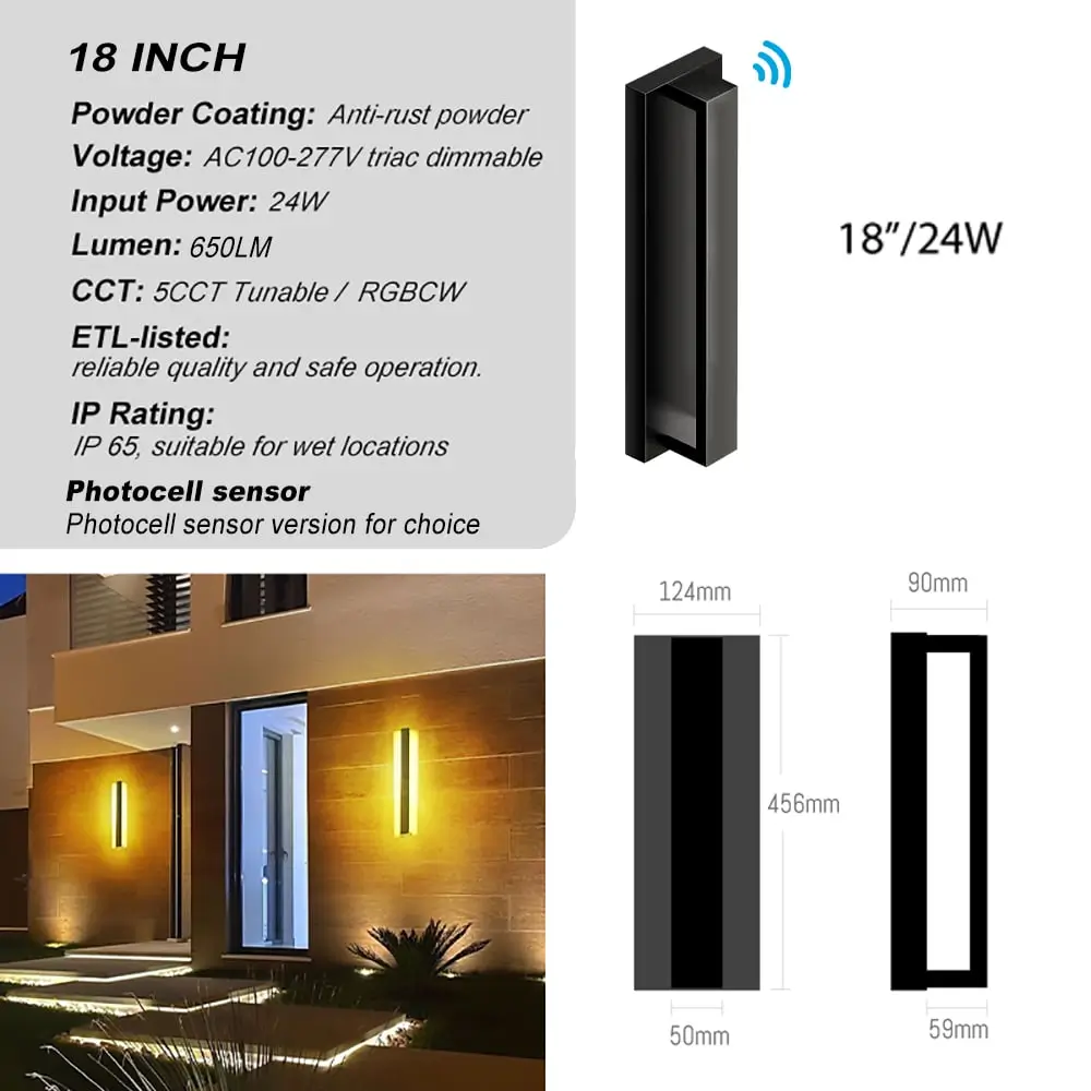 18'' Linear-LED-Wall-Lights
