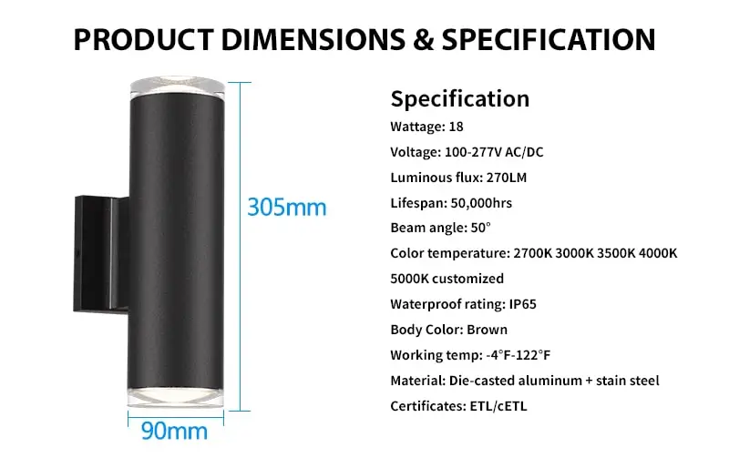 12W-Cylinder-RGBW-Outdoor-Wall-Light