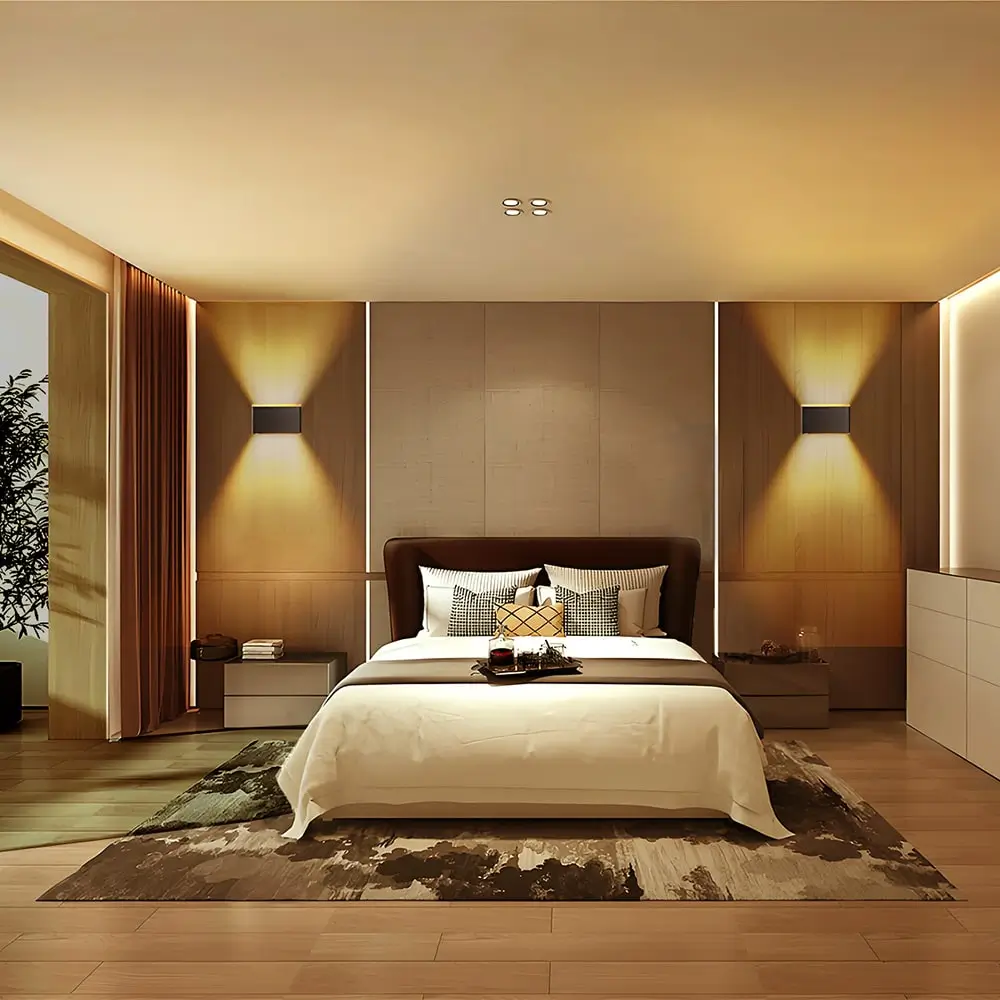 8'' Square-LED-Wall-Lights
