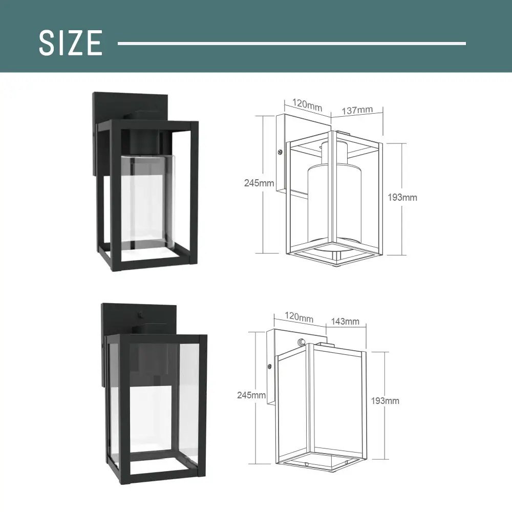 10'' Inch-E26-LED-Wall-Lights