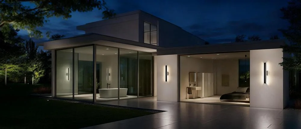 24" Acrylic Linear Wall Lights