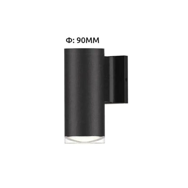 8'' Inch-Cylinder-RGBW-Outdoor-Wall-Lamp