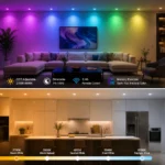 Smart 2.4G Remote Control Led Downlights