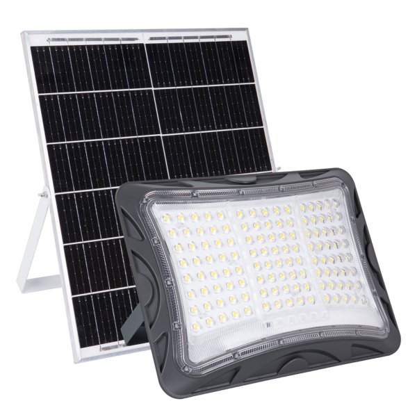 07 100W Solar Flood Light with Remote Control