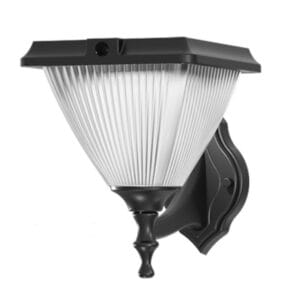 Patterned solar wall light 01 Patterned Solar Wall Light